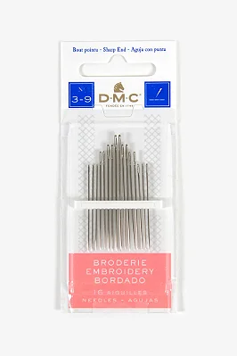 Kit de Agulhas de Bordado DMC 3 a 9