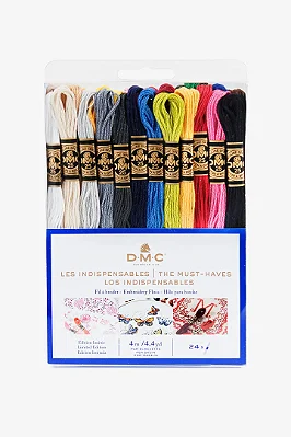 Kit DMC 24 meadas - "Os Indispensáveis"