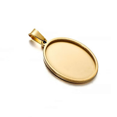 Pingente Dourado Clássico para colar simples