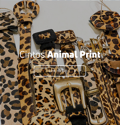 Cintos Animal Print