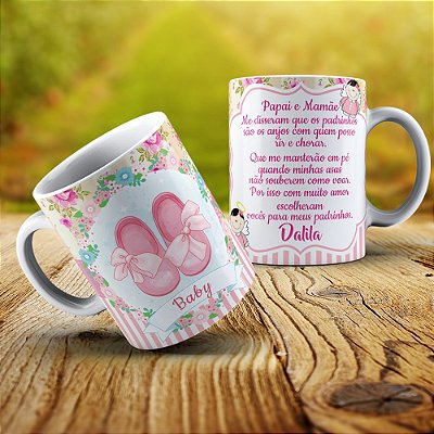 CANECA DINDOS/PADRINHOS - ORAÇÃO