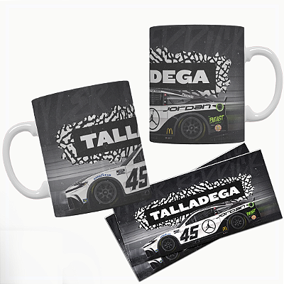 Caneca De Cerâmica 325ml - Nascar Cup - Reddick #45 - Talladega