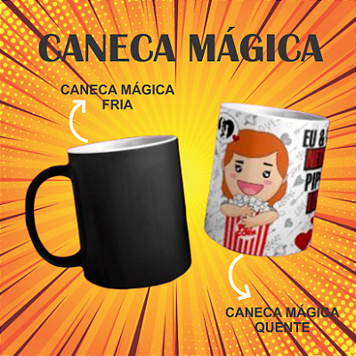 Caneca Mágica Fosca 325ml Personalizada