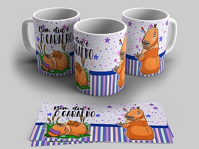 Caneca Capivara de Curitiba