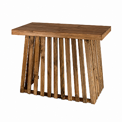 Mesa Ripada Desmontável Decoração De Festa Madeira Pinus Rústica