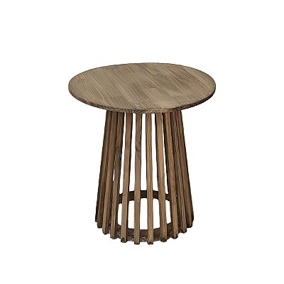 Mesa Redonda Ripada Cone Tampo Desmontável De 60cm Decoração de Festas