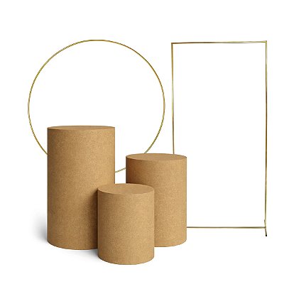 Kit Pegue Monte Arco Redondo 1,5 E Romano Trio Cilindros Mdf