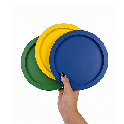 Trio de Bandeijas Copa em Mdf Laqueado