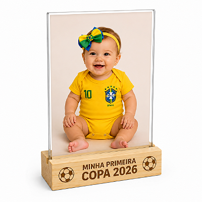 Porta-Retrato Temático e Personalizado Copa 2026