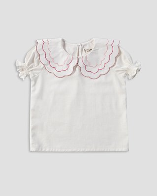 Blusa picnic manga curta