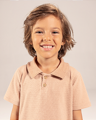 Camiseta Gola Polo Textura