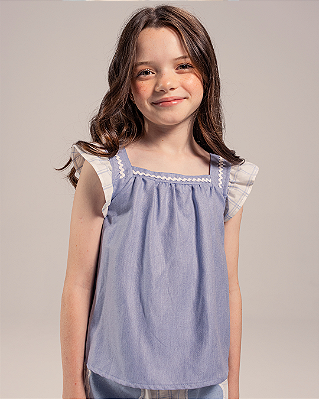 Blusa melodia Azul