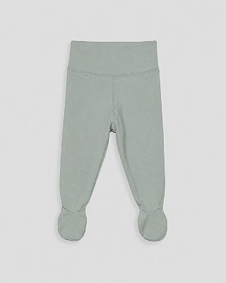 Calça comfort com pé Verde calmaria