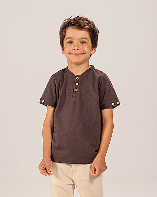 Camiseta leveza Chocolate