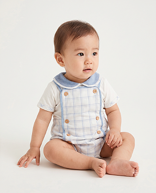 Body mimo Off-white + azul