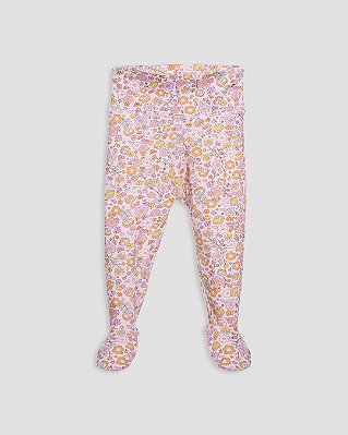 Calça comfort com pé estampada Estampa encanto