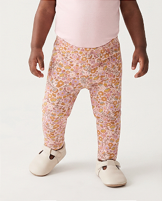 Calça básica estampada Estampa encanto