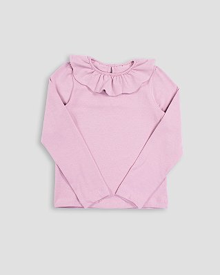 Blusa pétala Rosa bebê
