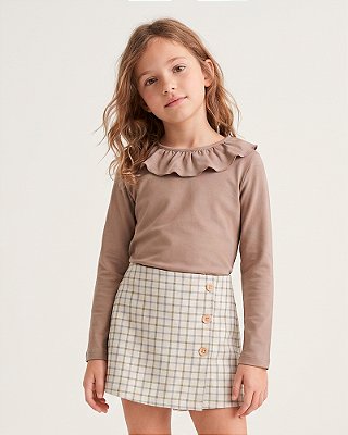 Blusa pétala Caramelo