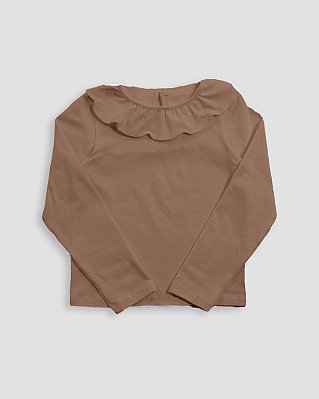 Blusa pétala Caramelo