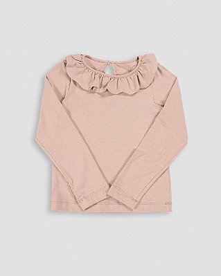 Blusa pétala Bege