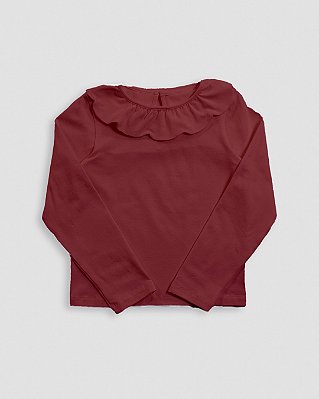Blusa pétala Terracota
