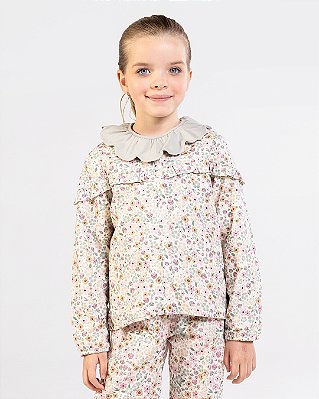 Blusa pétala Verde calmaria