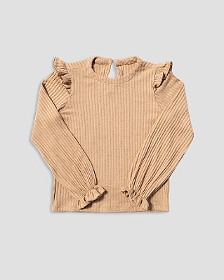 Blusa natura Caramelo