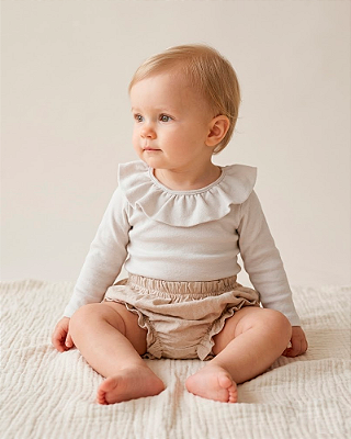 Body pétala Off-white