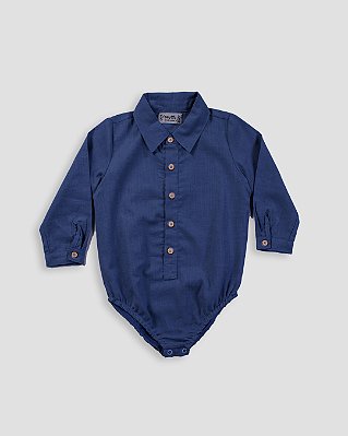 Body camisa Marinho