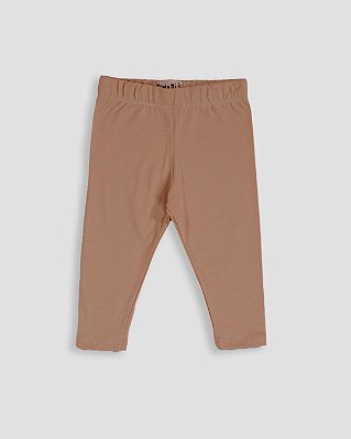 Calça básica Caramelo