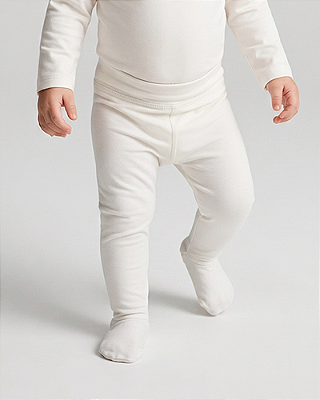 Calça comfort com pé Off-white