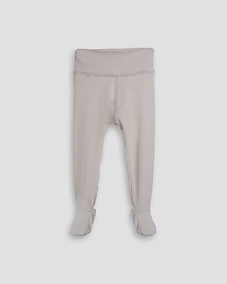 Calça comfort com pé Bege