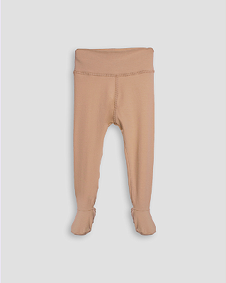 Calça comfort com pé Marrom