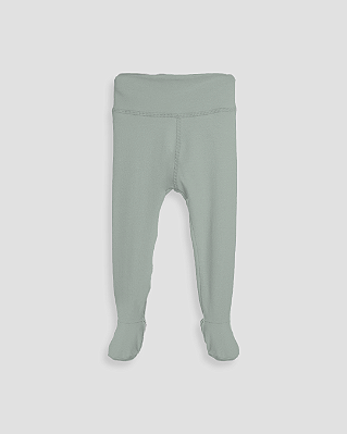 Calça comfort com pé Verde calmaria