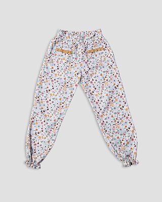 Calça lembranças Estampa botânica
