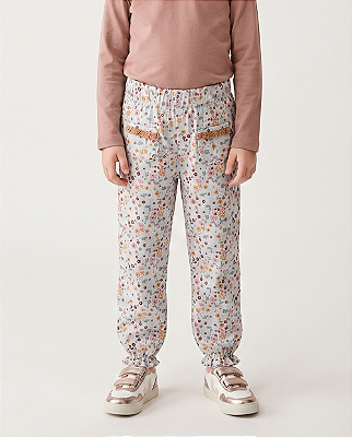 Calça lembranças Estampa botânica