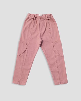 Calça cotelê Rosê