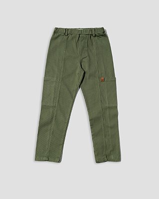 Calça cotelê Verde