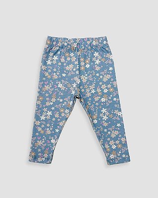 Calça basic estampada Estampa azaléia