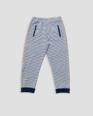 Calça listras comfy Listrado marinho