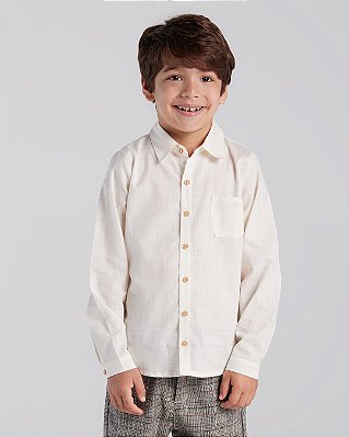 Camisa madeira Off-white