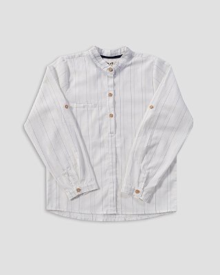 Camisa gola padre Listra marinho