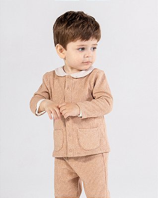 Casaco baby Areia