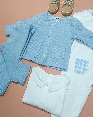 Casaco baby Azul claro