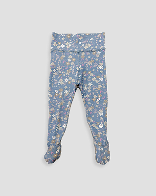 Calça comfort com pé estampada Estampa serena