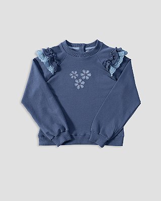 Moletom magnólia Azul jeans