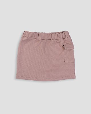 Short-saia cargo Marrom