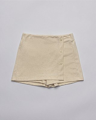 Short-saia fruto Off-white