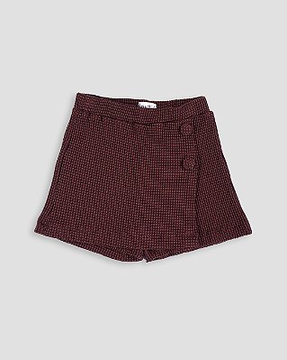 Short-saia fruto Marrom